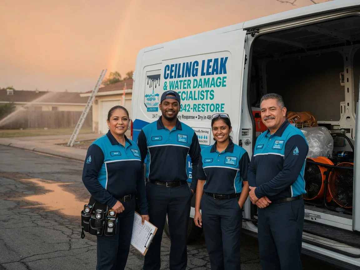 Ceiling Leak Cleanup company in New Boston, MI