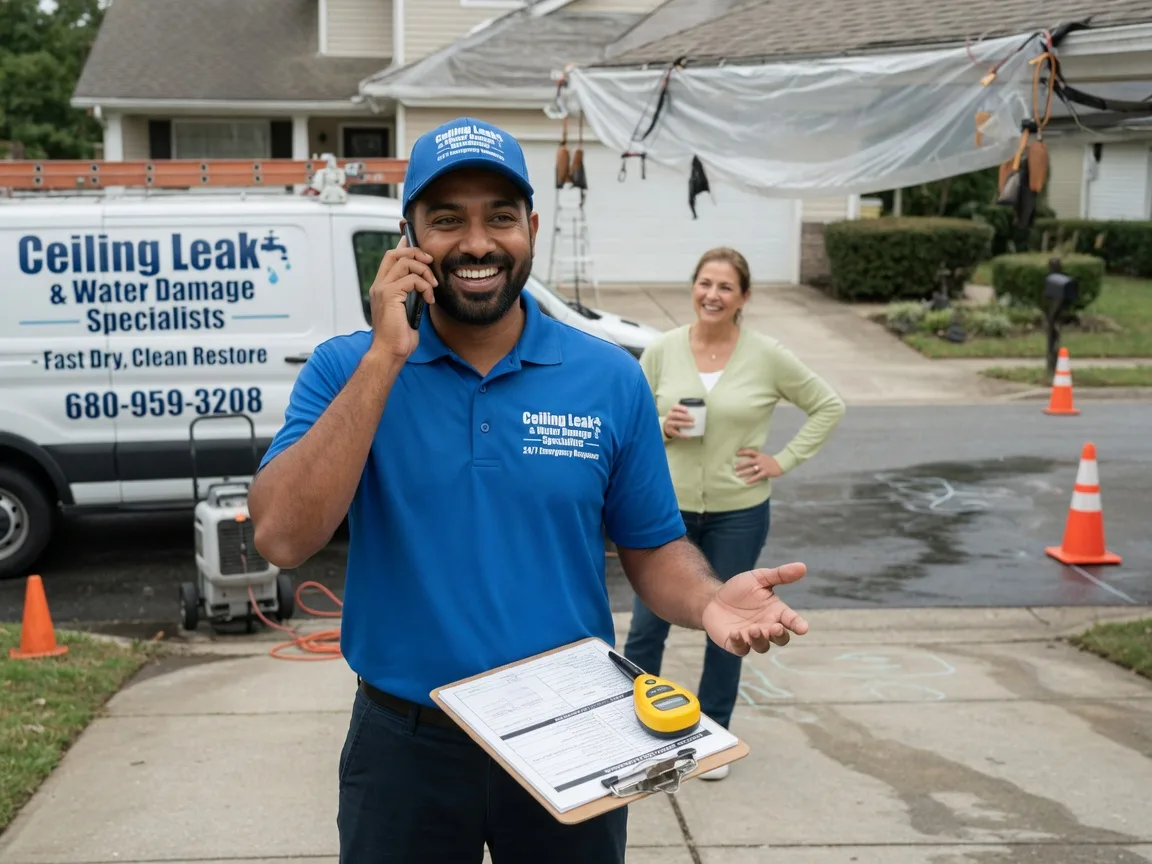 Ceiling Leak Cleanup New Boston, MI FAQs